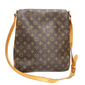Louis Vuitton Musette Shoulder Bag Monogram Brown